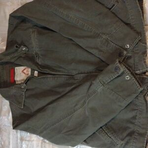 Green old navy jacket medium
